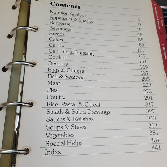 Vintage Better Homes and Gardens The NEW COOK BOOK 5 Ring Binder with Tab Index - Picture 6 of 16